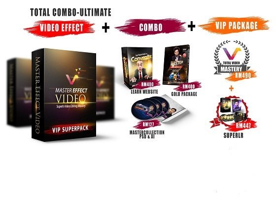 VIDEO EFFECT PACKAGE - Starter, Premium, VIP, & Combo Ultimate